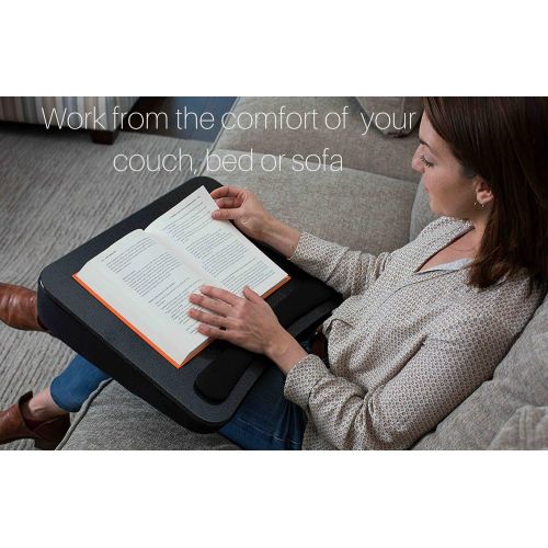  [아마존베스트]Sofia + Sam All Purpose Lap Desk Bed Table with Memory Foam - Work from Home - Laptop Lap Tray Desk - Travel Portable Desk - Great for Reading Writing Coloring on Bed Couch - Wrist