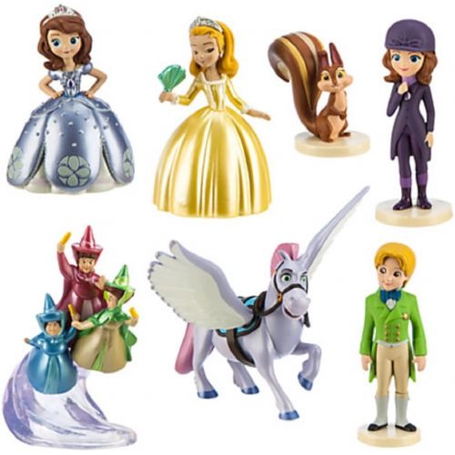  Disney Sofia the First 7 piece Figure Play Set - 1