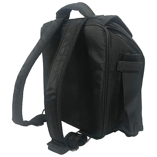  SM2208 Mini Traveler Accordion Package including a Backpack Gig Bag and Shoulder Straps (Blue Pearl)