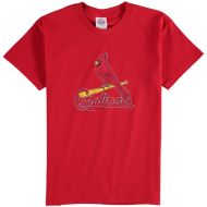 Soft as a Grape St. Louis Cardinals Youth Distressed Logo T-Shirt - Red