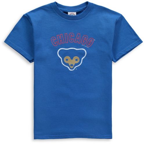  Youth Chicago Cubs Soft as a Grape Royal Cooperstown T-Shirt