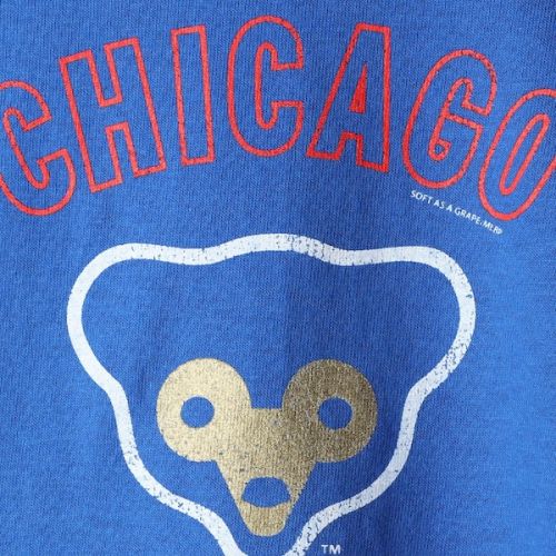  Youth Chicago Cubs Soft as a Grape Royal Cooperstown T-Shirt