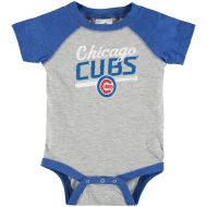Soft as a Grape Infant Chicago Cubs Soft As A Grape GrayRoyal Vintage Power Hitter Baseball Bodysuit