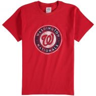 Soft as a Grape Washington Nationals Youth Distressed Logo T-Shirt - Red