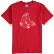 Soft as a Grape Youth Boston Red Sox Red Distressed Logo T-Shirt