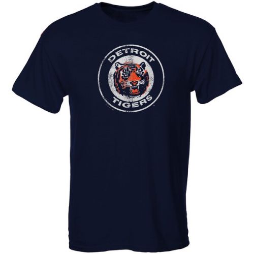  Soft as a Grape Youth Detroit Tigers Navy Blue Cooperstown T-Shirt