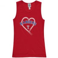 Girls Youth Texas Rangers Soft as a Grape Red Rally Tank Top