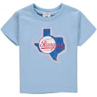Soft as a Grape Toddler Texas Rangers Soft As A Grape Light Blue Cooperstown Collection Shutout T-Shirt