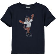 Soft as a Grape Detroit Tigers Toddler Navy Blue Distressed Mascot T-shirt