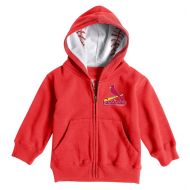 Soft as a Grape Toddler St. Louis Cardinals Soft As A Grape Red Baseball Print Full-Zip Hoodie