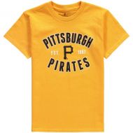 Youth Pittsburgh Pirates Soft as a Grape Gold Cotton Crew Neck T-Shirt