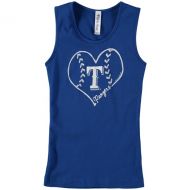 Girls Youth Texas Rangers Soft as a Grape Royal Cotton Tank Top