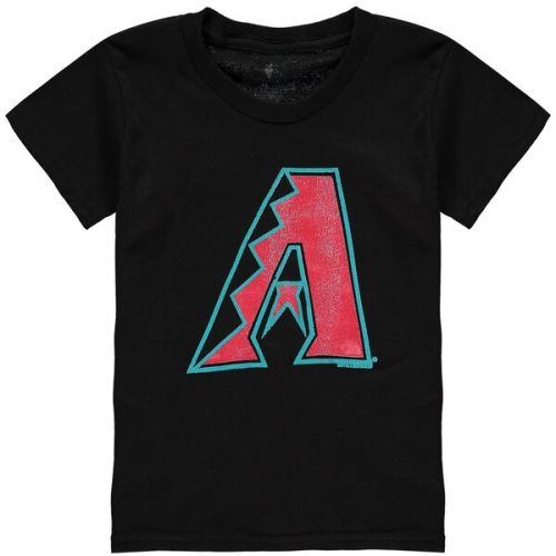  Youth Arizona Diamondbacks Soft as a Grape Black Distressed New Logo T-Shirt