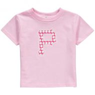 Toddler Girls Pittsburgh Pirates Soft as a Grape Pink Polka Dot Logo T-Shirt