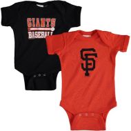 Newborn & Infant San Francisco Giants Soft as a Grape BlackOrange 2-Piece Body Suit