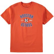 Youth Houston Astros Soft as a Grape Orange Cotton Crew Neck T-Shirt