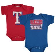 Newborn & Infant Texas Rangers Soft as a Grape Royal/Red 2-Piece Body Suit