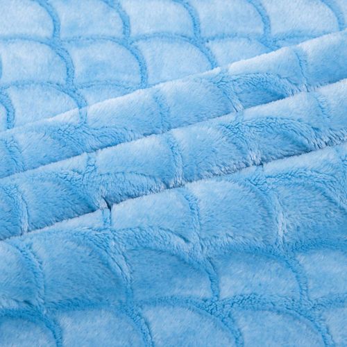  Softan Mermaid Tail Blanket for Kids Teens Adults,Plush Soft Flannel Fleece All Seasons Sleeping Blanket Bag,Plain Fish Scale Design Snuggle Blanket,Best Gifts for Girls,Women,25”×60”