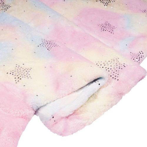  [아마존베스트]softan Mermaid Tail Blanket for Kids, Soft Flannel Wearable Blanket, Wonderful Dyeing Sleeping Blanket, Silvery Shining Stars, Best Gifts for Girls, Cute Pink Tail