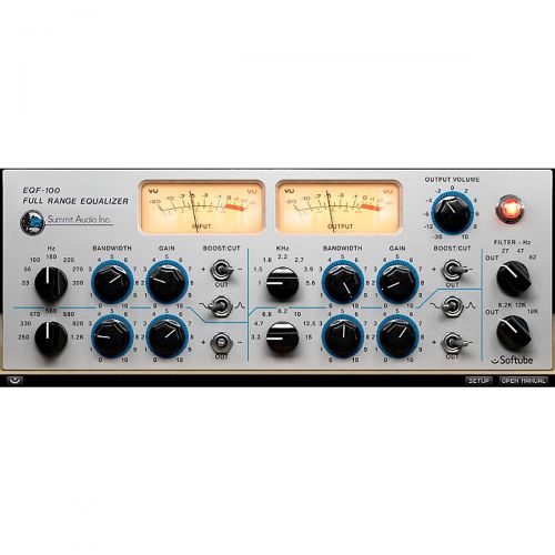  Softube},description:The Summit Audio EQF-100 Full Range Passive Tube Equalizer really sets the standard for all passive equalizer designs. It is a highly versatile and sweet sound