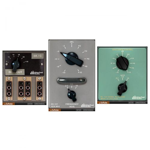  Softube},description:Brighten up your life with these classic Abbey Road Studios equalizers! Meticulously modeled by Softube, the RS127 Rack, RS127 Box and RS135 deliver the sweete