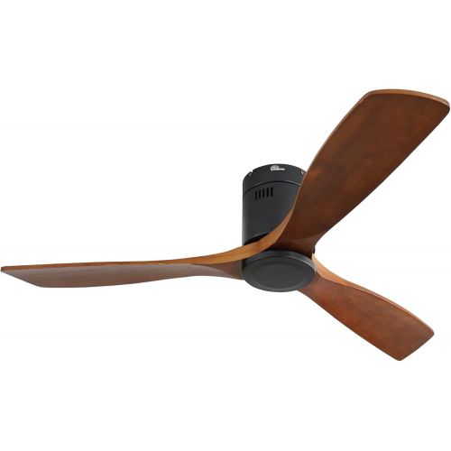  Sofucor 52 Modern Ceiling Fan,with Remote Control,Farmhouse Modern Walnut 3 Blades Ceiling Fan Noise-Free