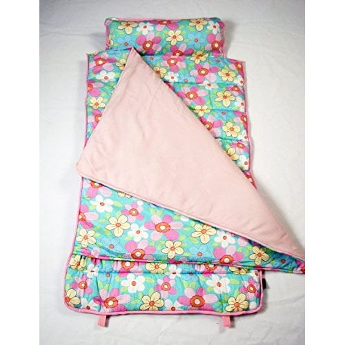  Soho Designs SoHo Kids Collection, Nap Mat for Kids (up to 4 Feets Tall) (Aqua Flowers)