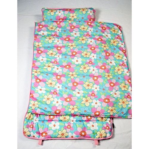  Soho Designs SoHo Kids Collection, Nap Mat for Kids (up to 4 Feets Tall) (Aqua Flowers)