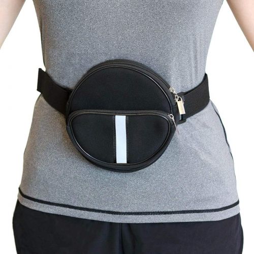  [아마존베스트]Soicpic Portable CD Player Holder with CD Case, Water Resistant Fanny Pack with Wrist Strap for Women & Men (6.5inch).