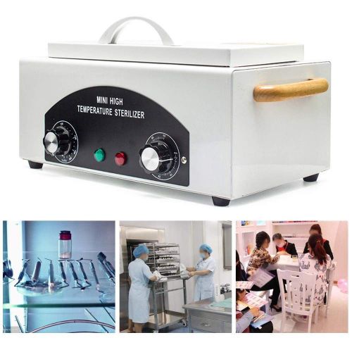  Soiiw High Temperature Cabinet 300W 1.5L Manicure Pedicure SPA Salon Equipment-Tattoo Manicure Cabinet for Beauty Nail Metal Tools