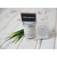 SojaBougie Soy Candle - Lemongrass Essential Oil - Year-Round Scents