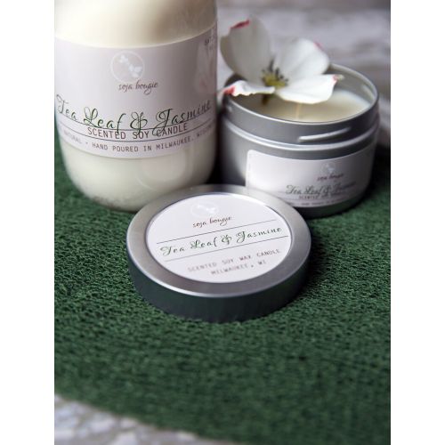  SojaBougie Soy Wax Candle - Tea Leaf & Jasmine - Spring Scents