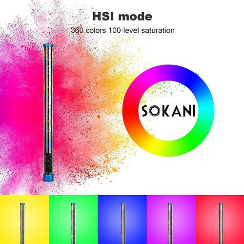  Sokani X25 RGB LED Video Light Tube