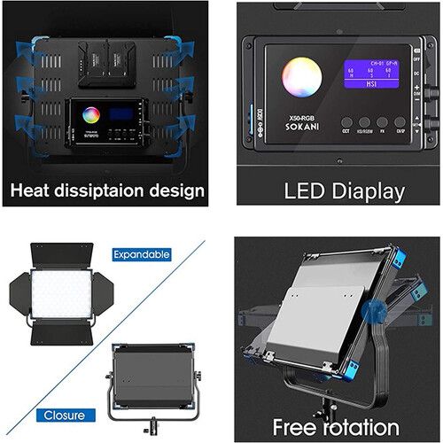  Sokani X50 RGB LED Video Light