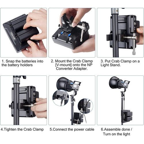  Sokani V-Mount Battery Adapter for X60 Lights