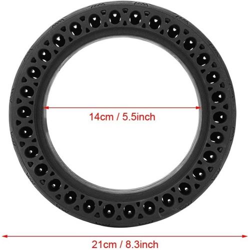  SolUptanisu Electric Scooter Solid Tire Durable Anti-Explosion Tire Tubeless Solid Tyre Replacement Tires for Xiaomi M365 Electric Scooter