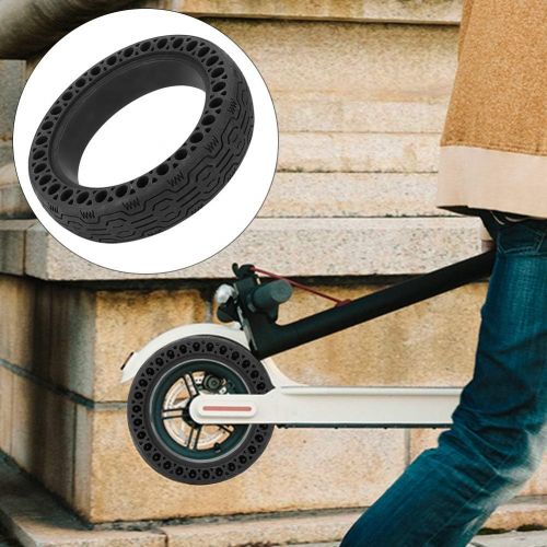  SolUptanisu Electric Scooter Solid Tire Durable Anti-Explosion Tire Tubeless Solid Tyre Replacement Tires for Xiaomi M365 Electric Scooter