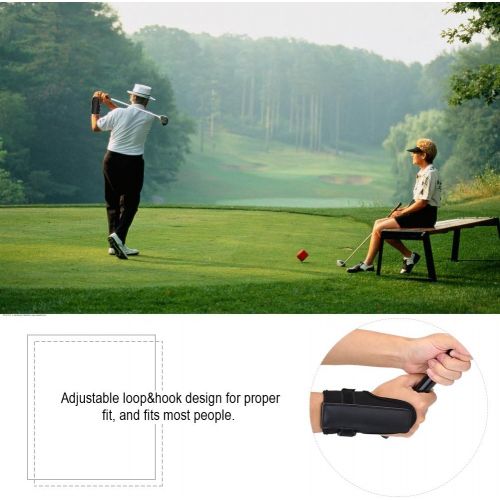  SolUptanisu Golf Wrist Brace Corrector Golf Swing Training Aids Straight Practice Wrist Brace Trainer Corrector Swing Protector Golfer Accessory