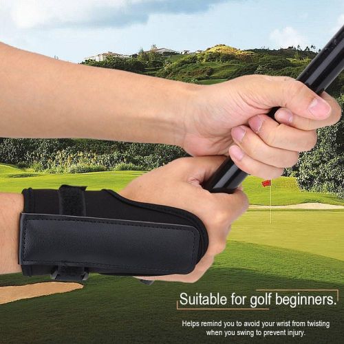  SolUptanisu Golf Wrist Brace Corrector Golf Swing Training Aids Straight Practice Wrist Brace Trainer Corrector Swing Protector Golfer Accessory