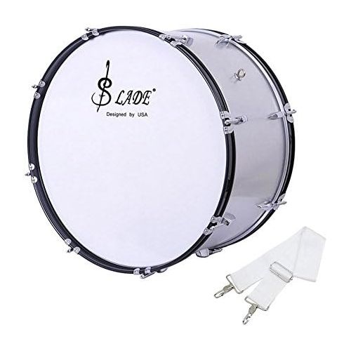  [아마존베스트]SolUptanisu Snare Drum Strap Adjustable Nylon Drum Shoulder Strap Drum Sling Strap Belt Musical Instruments for Percussion Instruments White