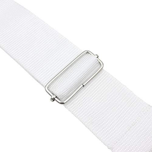  [아마존베스트]SolUptanisu Snare Drum Strap Adjustable Nylon Drum Shoulder Strap Drum Sling Strap Belt Musical Instruments for Percussion Instruments White