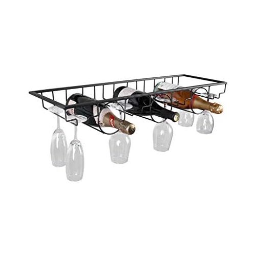  Solamlya Free Nail Upside Down Weinglashalter,schmiedeeisen-Eisen-Cup-Rack - Langlebig & Rost-Proof & Stable Heavy Load Bearing - Pflegeleicht-b 70x22.5x10.5cm