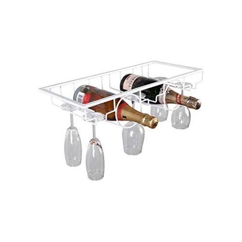  Solamlya Free Nail Upside Down Weinglashalter,schmiedeeisen-Eisen-Cup-Rack - Langlebig & Rost-Proof & Stable Heavy Load Bearing - Pflegeleicht-a 50x22.5x10.5cm