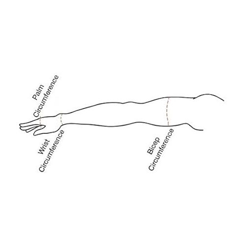 Caresia Lymphedema Arm Bandaging Liner MCP to Axilla - Right Arm, Medium