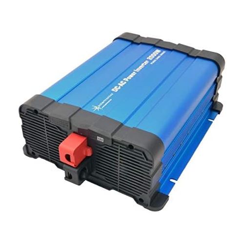  [아마존베스트]-Service-Informationen solartronics FS2000D Voltage Converter 12 V 2000/4000 Watt Pure Sinus Blue with Display