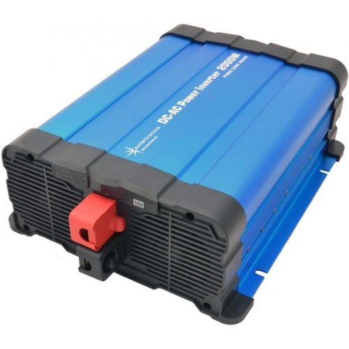  [아마존베스트]-Service-Informationen solartronics FS2000D Voltage Converter 12 V 2000/4000 Watt Pure Sinus Blue with Display