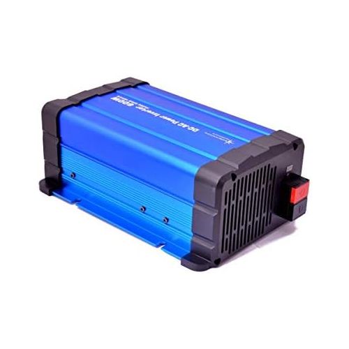  [아마존베스트]-Service-Informationen solartronics FS600D Voltage Converter 12 V 600 Watt Pure Sine Wave Blue with Display Inverter Inverter