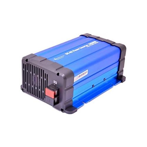  [아마존베스트]-Service-Informationen solartronics FS600D Voltage Converter 12 V 600 Watt Pure Sine Wave Blue with Display Inverter Inverter