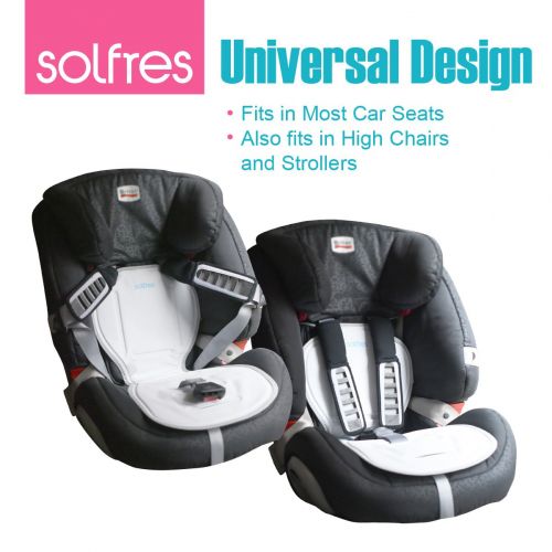  [아마존베스트]Solfres Hydro Gel Car Seat Cooler Mat for Baby. No Refrigeration Needed. Carseat and Stroller...