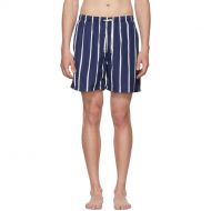 Solid & Striped Blue & White Slate Bondi Stripe Classic Shorts